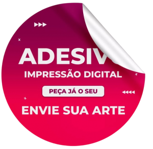 Etiquetas adesivos 5x5 4x0  corte eletrônico 